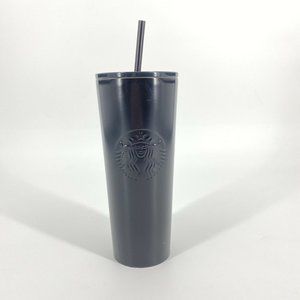 Starbucks Holiday Matte Black Siren Stainless